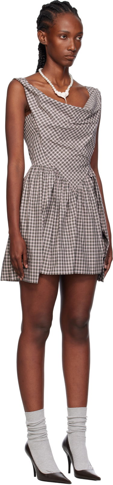 Pокля Vivienne Westwood Vivienne Westwood Sunday Plaid Mini Dress Многоцветен | 1101039H-W0178-, 1