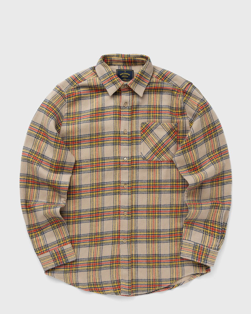 Риза Portuguese Flannel Flannel Long Sleeve Shirt Кафяво | AW24.051.LARS