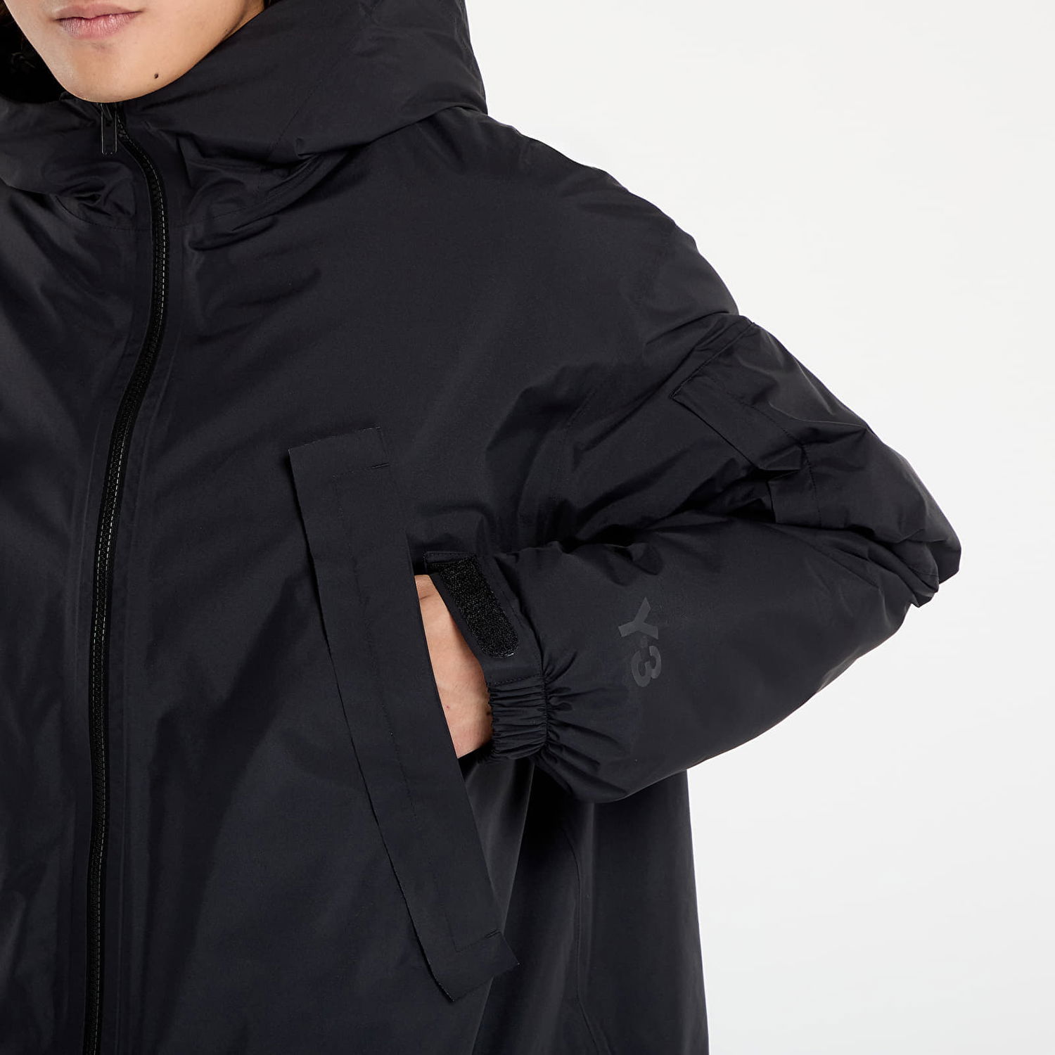 Яке Y-3 Y-3 Graphic Hooded Jacket Черно | JW4619, 1