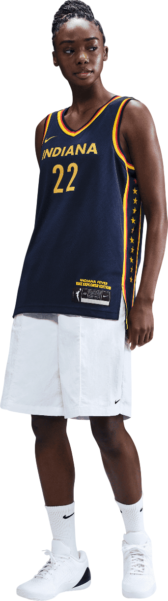 Фланелка Nike Caitlin Clark Indiana Fever WNBA Dri-FIT Explorer Edition Victory Jersey Тъмно синьо | DJ4568-422, 1