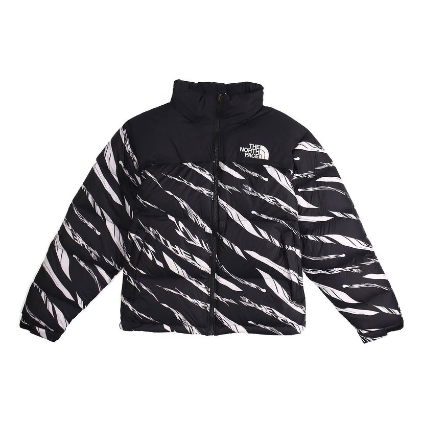 Пухо яке The North Face Nuptse Print Puffer Down Jacket Черно | NF0A5AXQ-Y3F