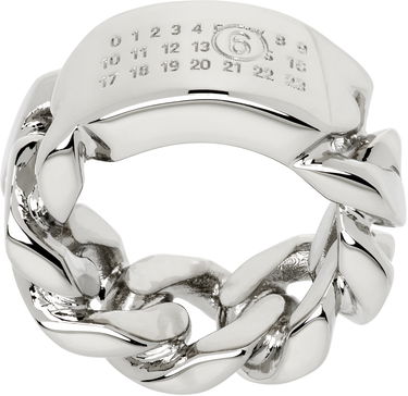 Пръстен Maison Margiela MM6 Maison Margiela Minimal Logo Chain Ring Металик | SM6UQ0104 P8371, 0