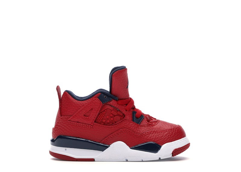 Кецове и обувки Jordan Jordan 4 Retro FIBA (2019) Червено | BQ7670-617, 0