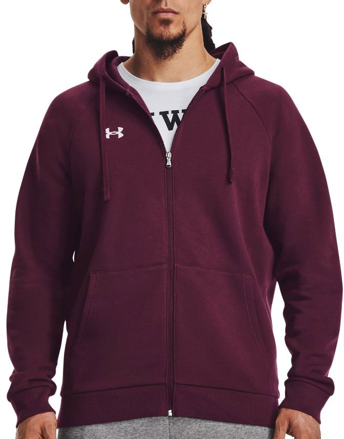 Суитчър Under Armour Rival Fleece FZ Бургунди | 1379767-600, 0