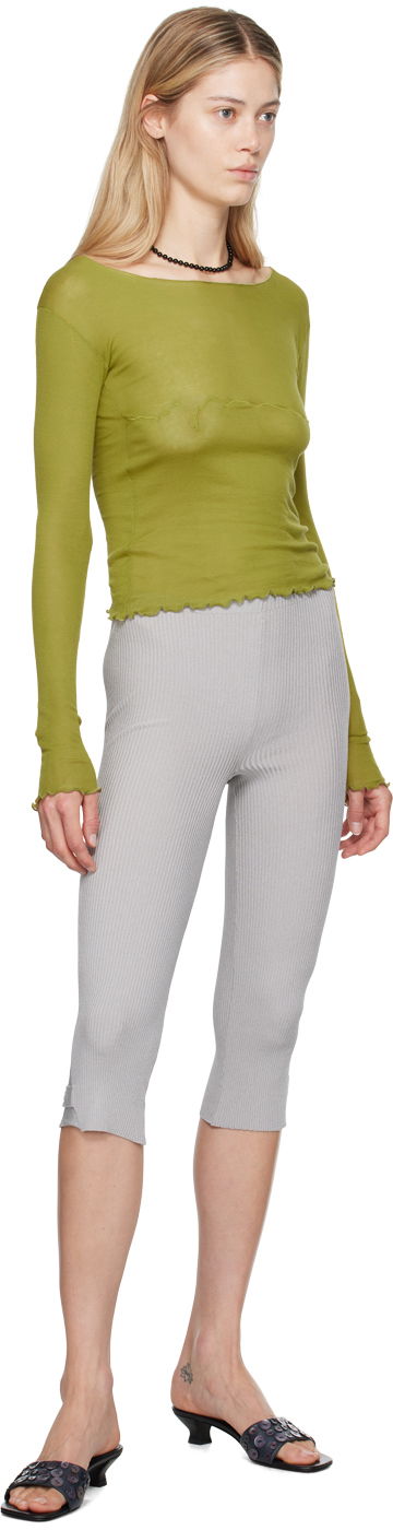 Тениска Baserange Tabbys Star Long Sleeve T-Shirt Зелено | TOTA-CG-AU24, 3
