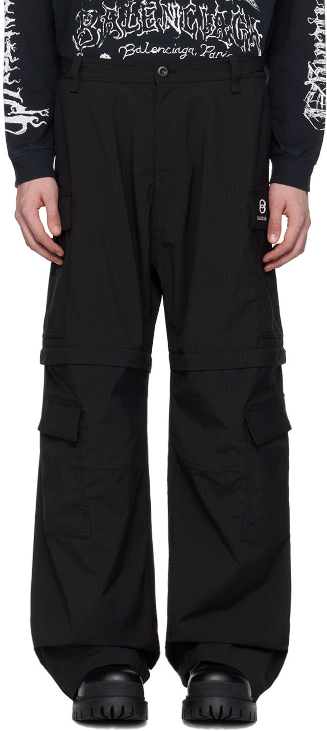 Карго панталони Balenciaga Unity Sports Icon Cargo Pants Черно | 773247-TKO31-1000, 0