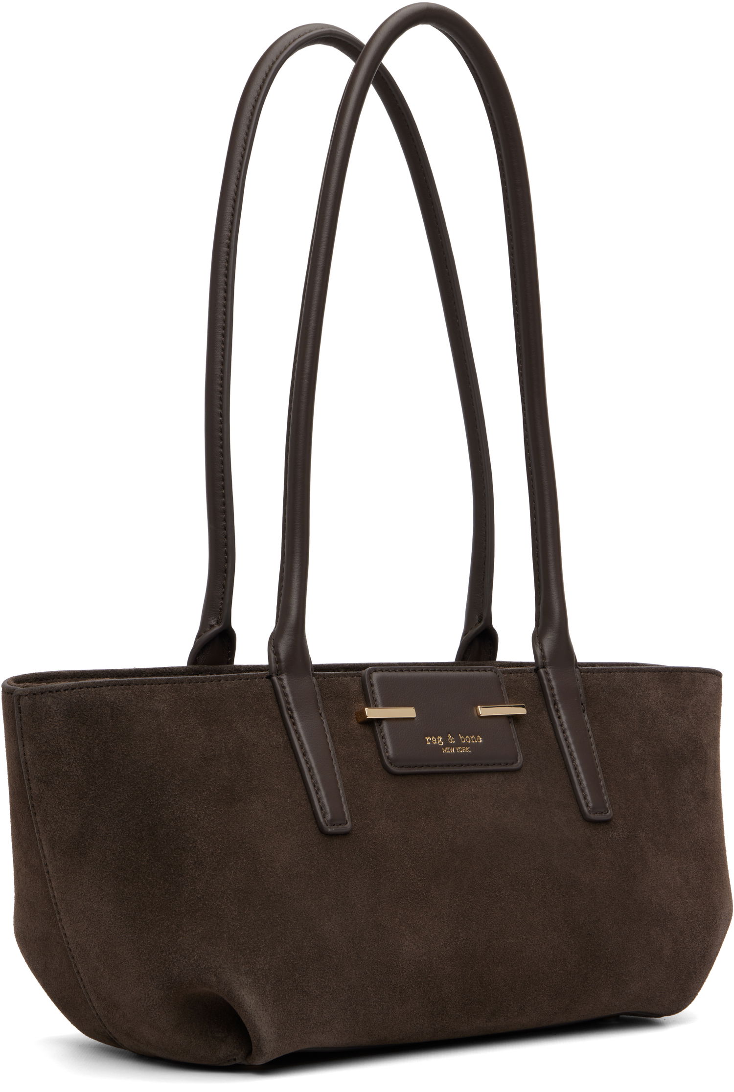 Голяма пазарска чанта rag & bone Rag & Bone Realm Suede Tote Кафяво | SD100105, 1