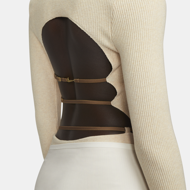 Поло тениска Nike Jacquemus x Le Polo Бежово | DN3225 219, 3