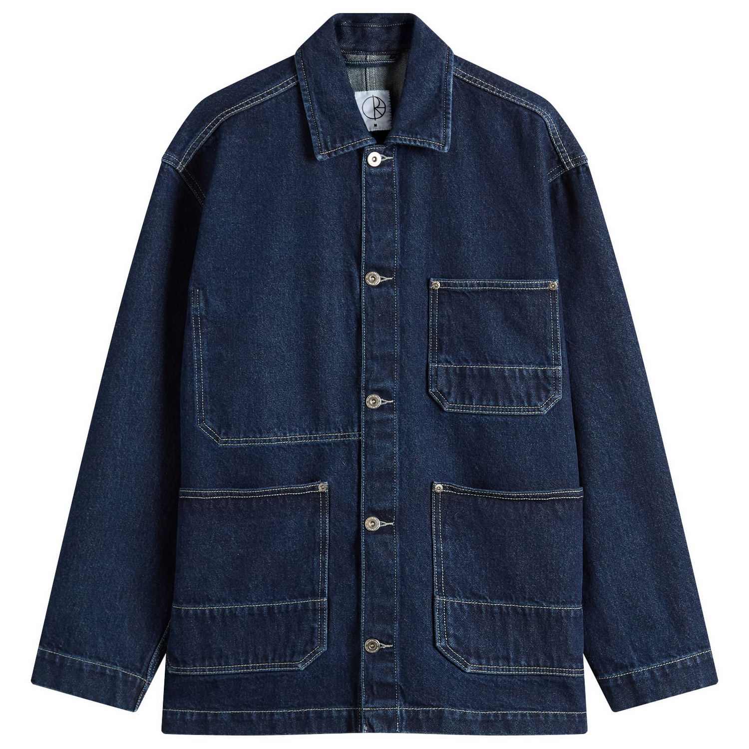 Яке Polar Skate Co. Polar Skate Co. Ezra Denim Jacket, Size Large Синьо | PSC-SU25-38-IND, 1