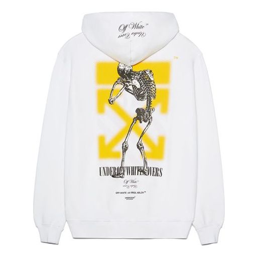 Суитчър Off-White Off-White x Undercover Skeleton Graphic Hoodie Бяло | OMBE002G197620100188, 0