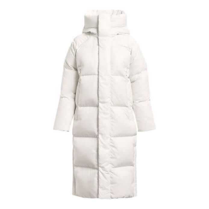 Пухо яке Under Armour Long Puffer Jacket With Hood Бяло | 1378857-112