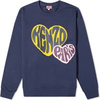 Суитчър KENZO Hearts Crew Sweat Тъмно синьо | FD65SW0814MF-77, 1