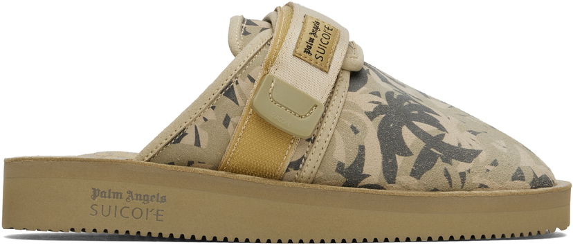 Облекло Palm Angels Palm Angels Suicoke Edition Zavo Slippers Бежово | PWIJ012F24LEA0026061