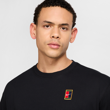 Тениска Nike NikeCourt Max90 Tennis T-Shirt Черно | HJ3362-010, 4