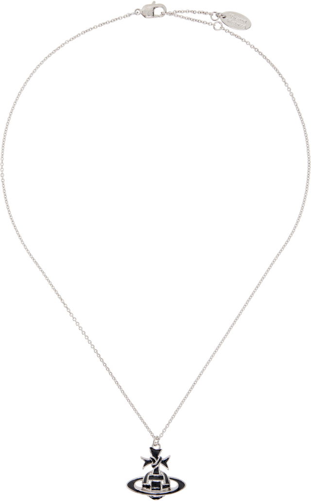 Vivienne Westwood Ribbon Bas Relief Pendant Necklace