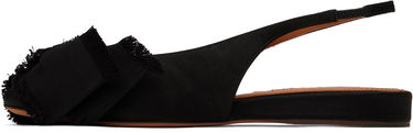 Кецове и обувки LANVIN Lanvin Slingback Ballerina Flats Черно | FW-FSMA02-SATN-A24, 2