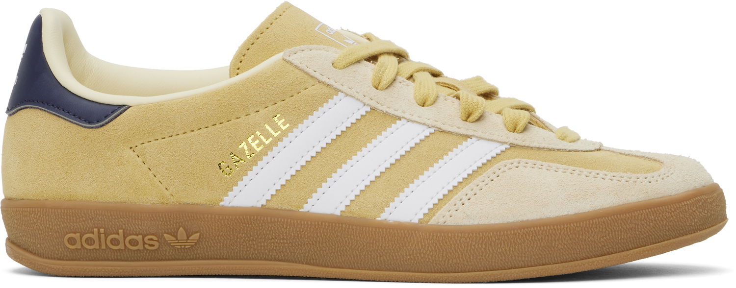 Кецове и обувки adidas Originals Gazelle Indoor Жълто | JI3523, 0