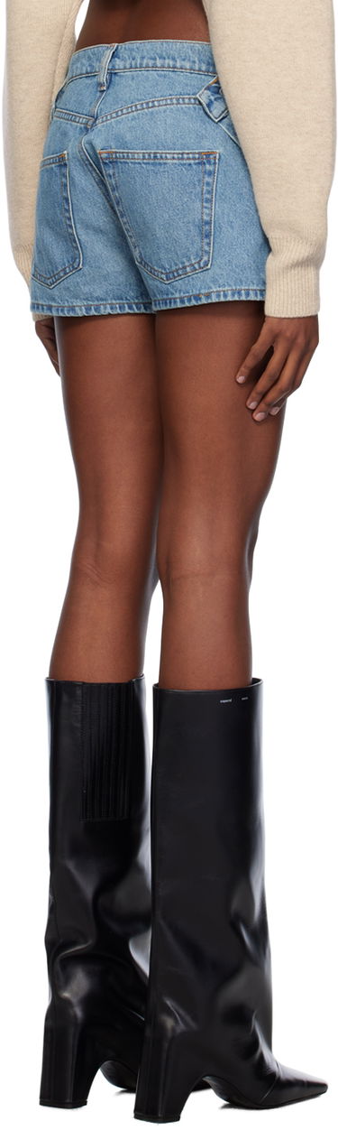 Къси панталони Coperni Coperni Open Hip Denim Shorts Синьо | COPP71202, 2