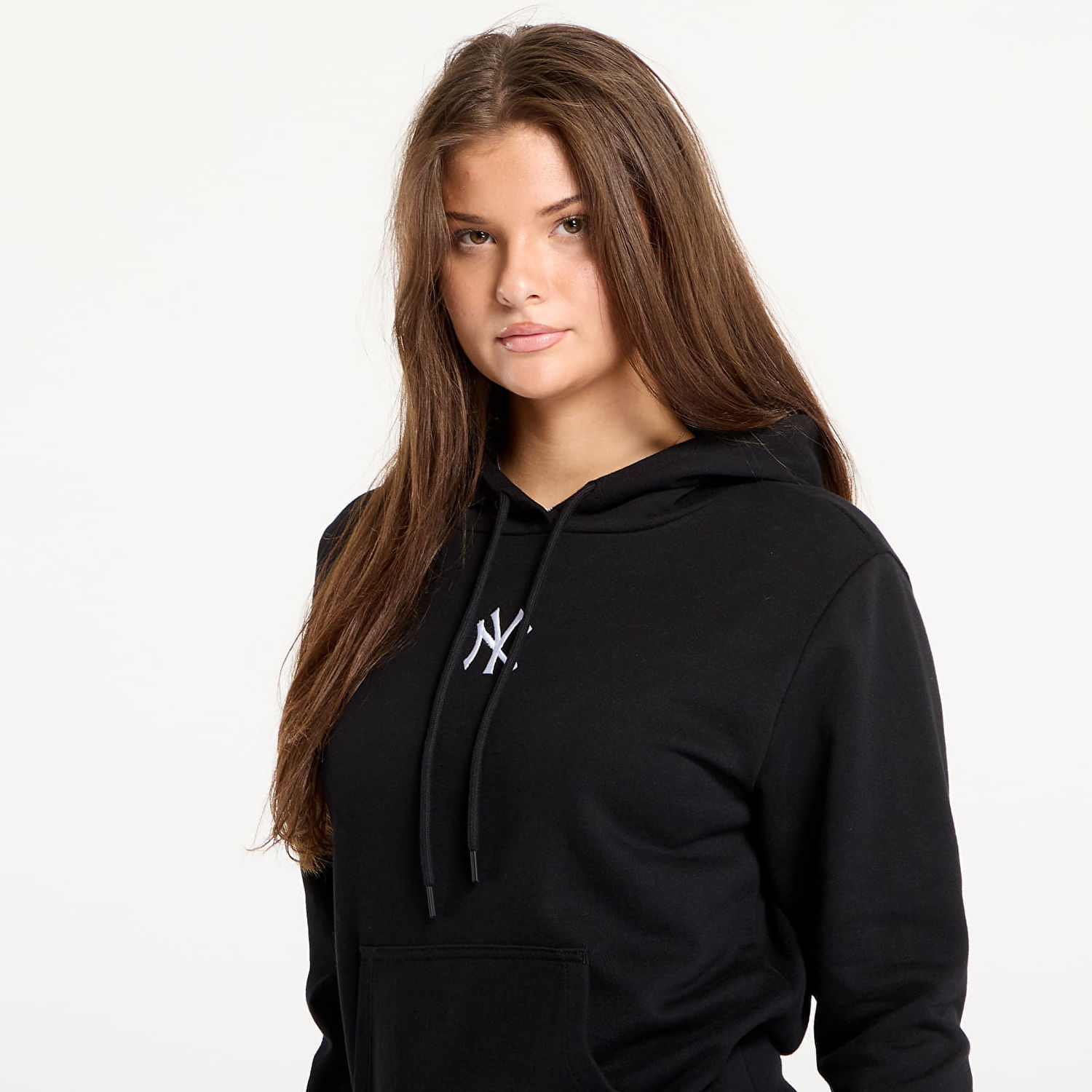 Суитчър New Era New Era MLB Midi Hoodie New York Yankees Черно | 60684415, 1