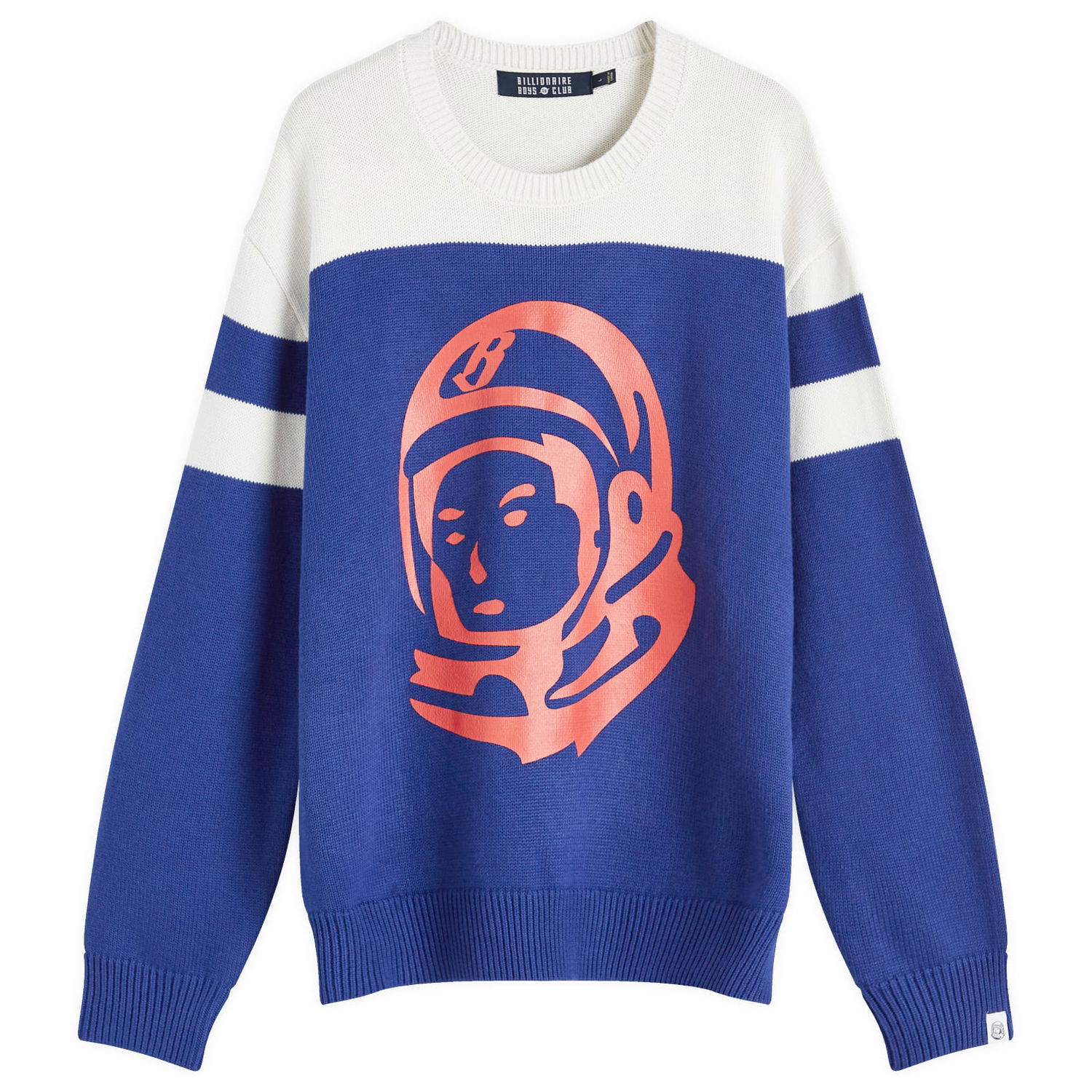 Пуловер BILLIONAIRE BOYS CLUB Men's Astro Crew Knit, Large Синьо | B24325-BLU, 1