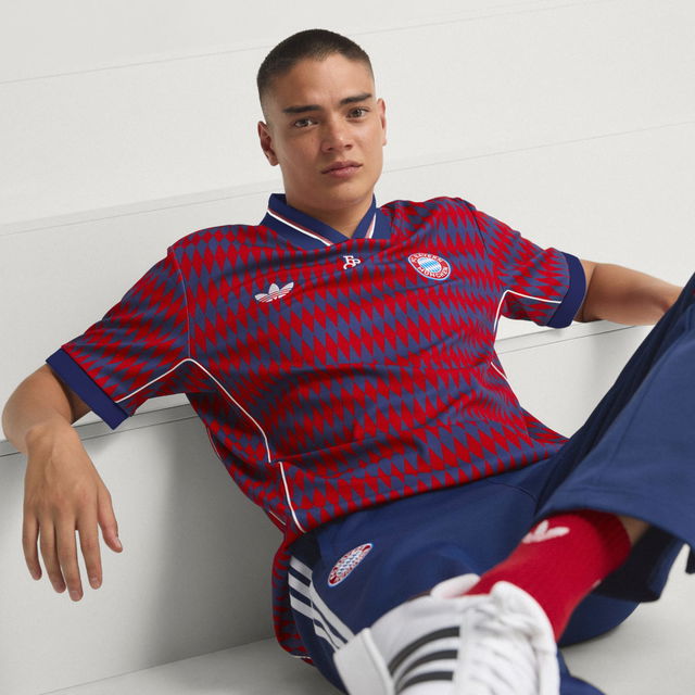 FC Bayern Munich LFSTLR Patterned Polo Jersey