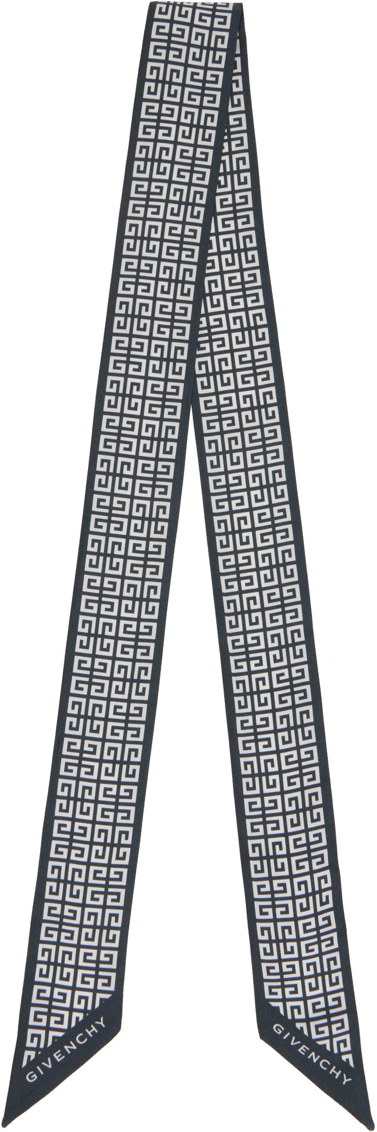 Шал Givenchy Givenchy 4G Pattern Skinny Scarf Черно | BG00AXG002026, 0