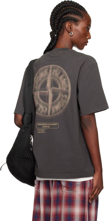Тениска Stone Island Stone Island Combed Organic Cotton Jersey T-Shirt Сиво | K2S15 2100037 S0197, 2