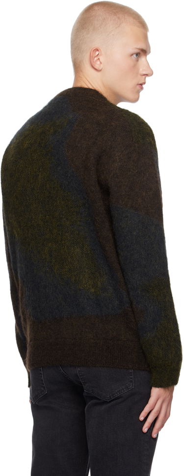 Пуловер Paul Smith Paul Smith Photogram Leaves Mohair-Blend Sweater Зелено | M1R-923Y-N02512-73, 2