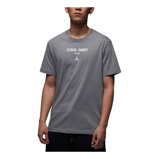 Тениска Jordan Men's Graphic T-Shirt Сиво | FN3716-065, 0