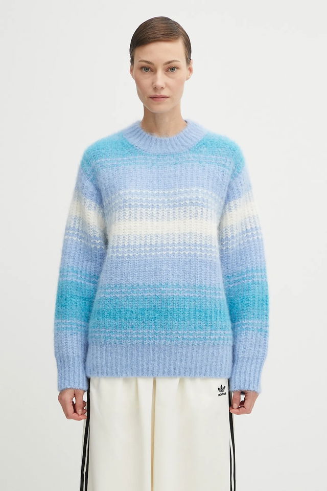 Kenzo Speed Stripe Hairy Knit Jumper