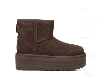 Кецове и обувки UGG Classic Mini Platform " Burnt Cedar" W Кафяво | 1134991-BCDR, 0