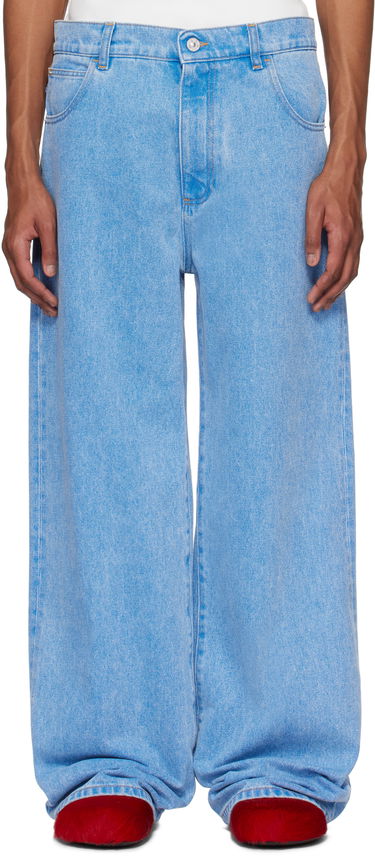 Дънки Marni Marni Organic Wide-Leg Jeans Синьо | PUJU0103A0 USCW91, 0