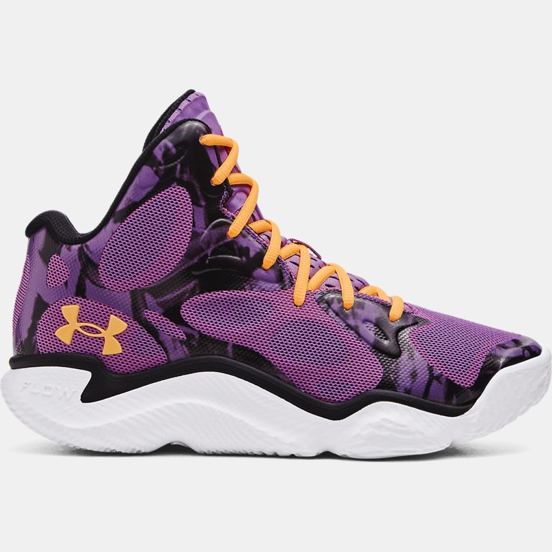 Кецове и обувки Under Armour Unisex Curry Spawn FloTro Basketballschuhe Provence Лилаво | 3027372-500