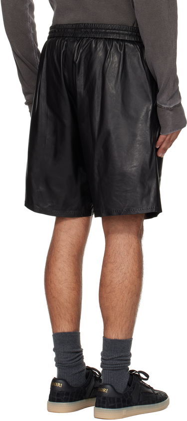 Къси панталони AMIRI AMIRI Lightweight Leather Shorts Черно | AMLTSH1017, 2