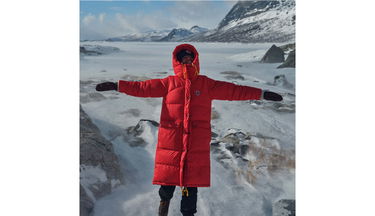 Парка FJÄLLRÄVEN Long Down Parka Червено | F86126-334, 6