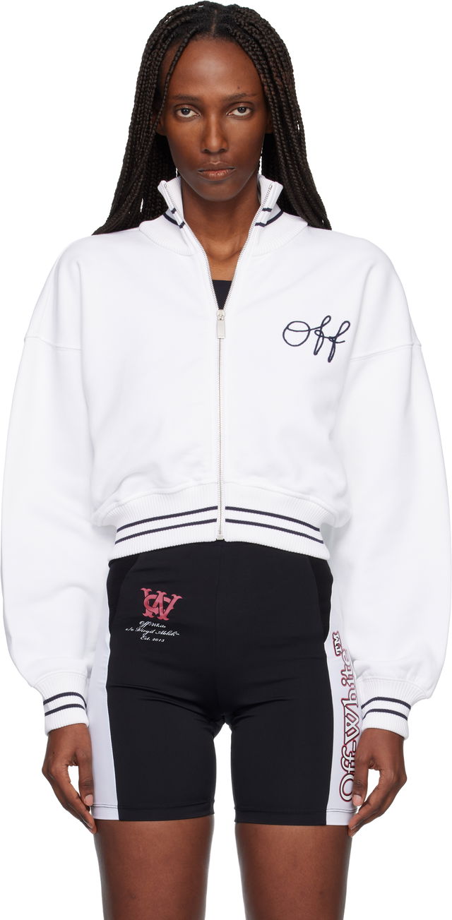 Script Logo Regular Zip-Up Jacket