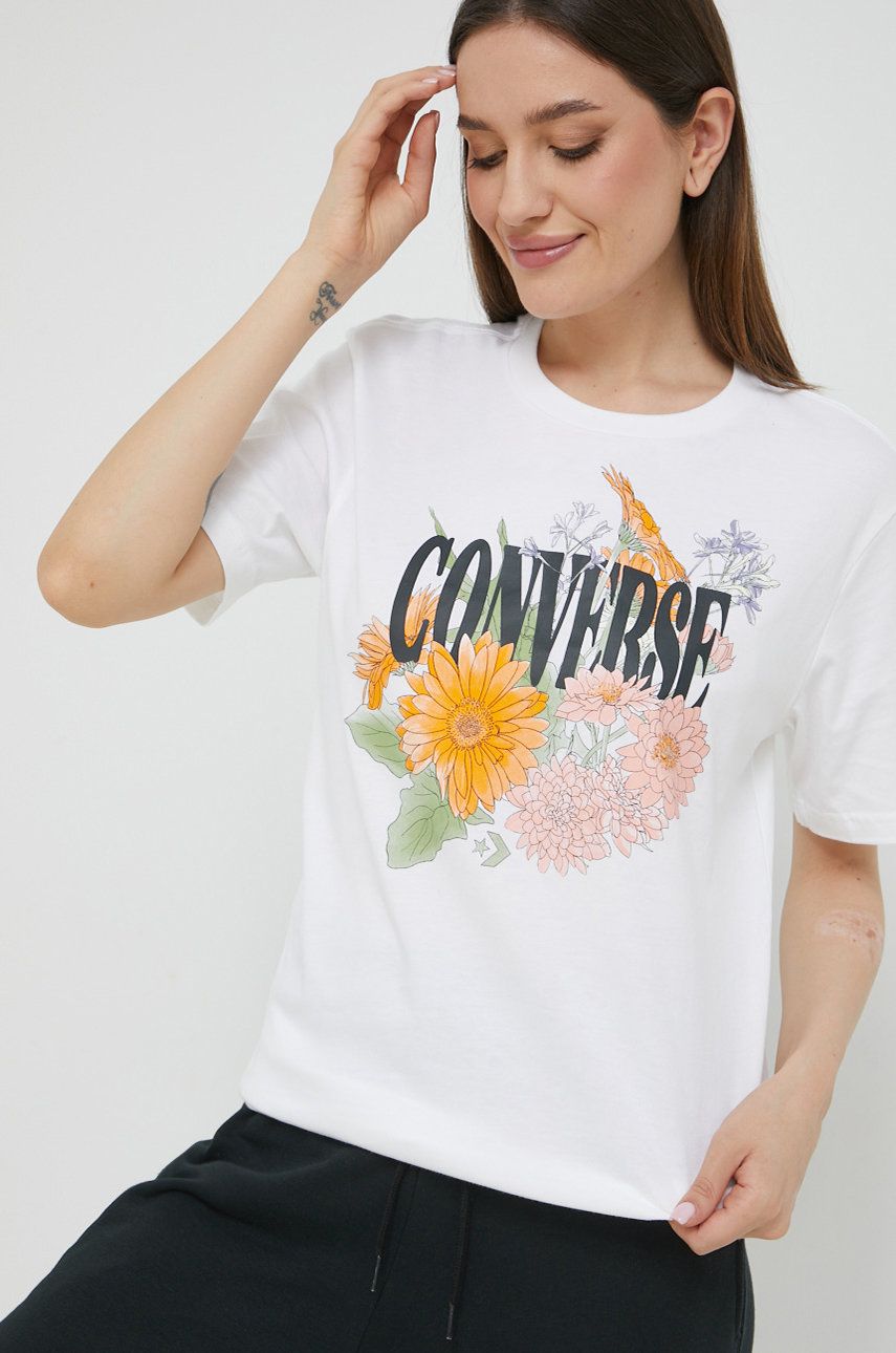 Тениска Converse Desert Floral Short Sleeve T-Shirt Бяло | 10023730.A01, 0