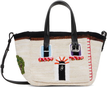 Голяма пазарска чанта JW Anderson JW Anderson Mini Belt House Tote Bag Бежово | HB0714-YN0426, 0