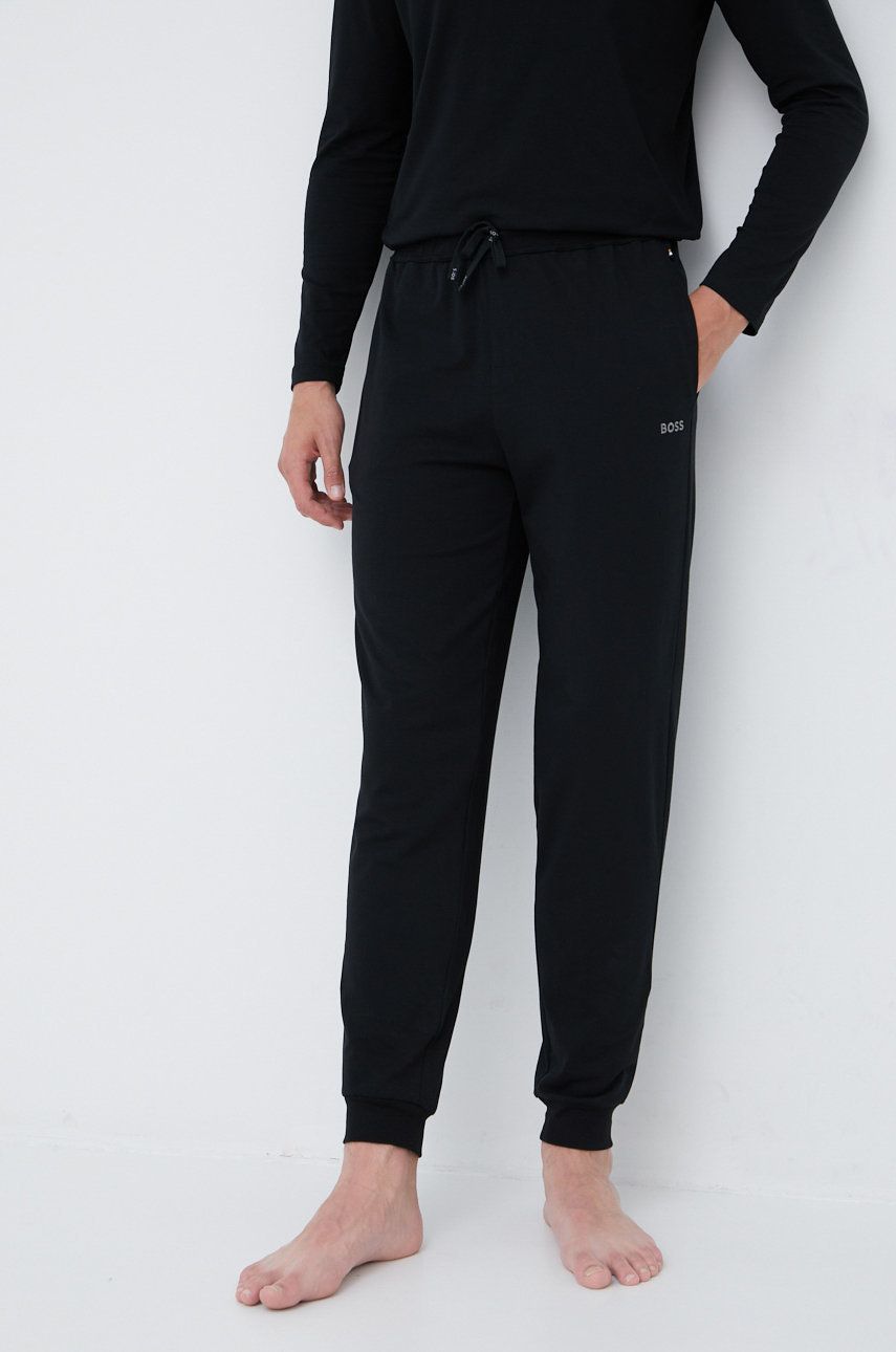 Спортни панталони BOSS Strech Cotton Pant Черно | 50469538, 0