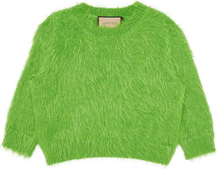 Пуловер Gucci Brushed Wool Knit Sweater Green Зелено | 695655 XKCEN 3601