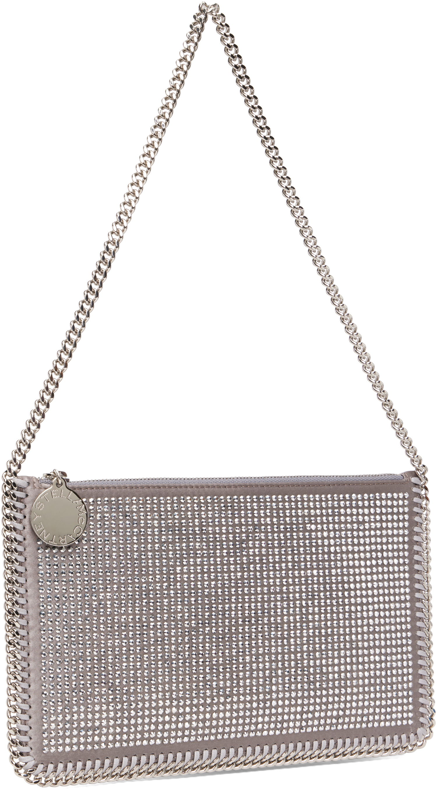 Чанта през рамо Stella McCartney Stella McCartney Falabella Crystal Pochette Shoulder Bag Металик | 7P0076WP0635, 1