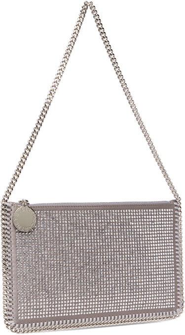 Чанта през рамо Stella McCartney Stella McCartney Falabella Crystal Pochette Shoulder Bag Металик | 7P0076WP0635, 1