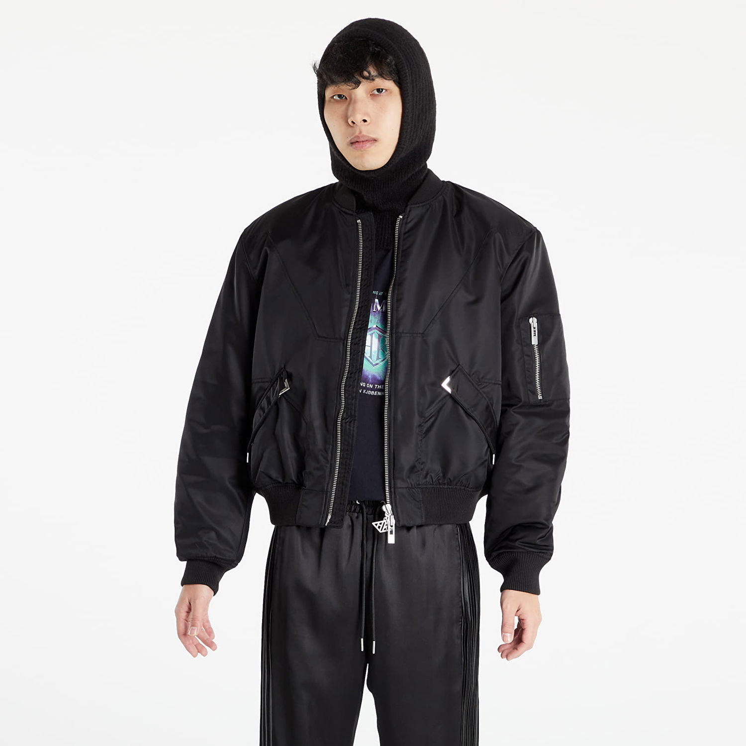 Яке бомбър Han Kjøbenhavn Bomber Jacket Черно | M-131025-001, 0