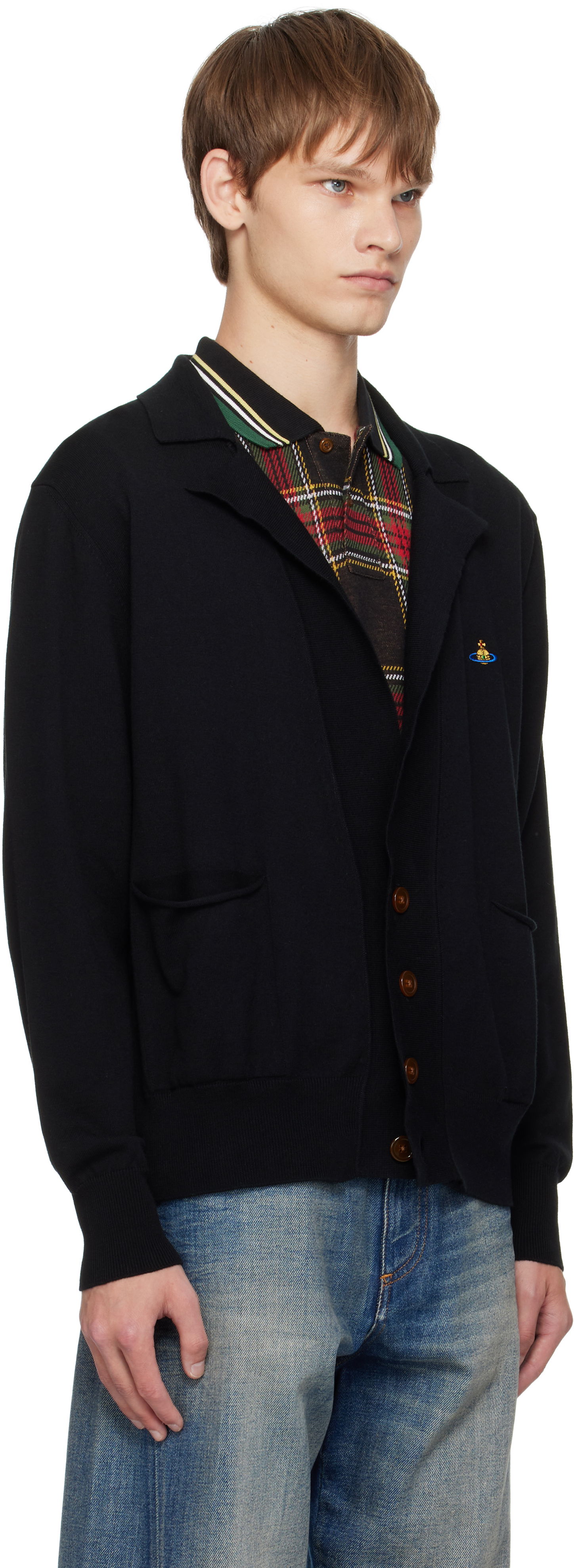 Пуловер Vivienne Westwood Vivienne Westwood Samuel Cardigan Черно | 2701002M-Y001V-, 1