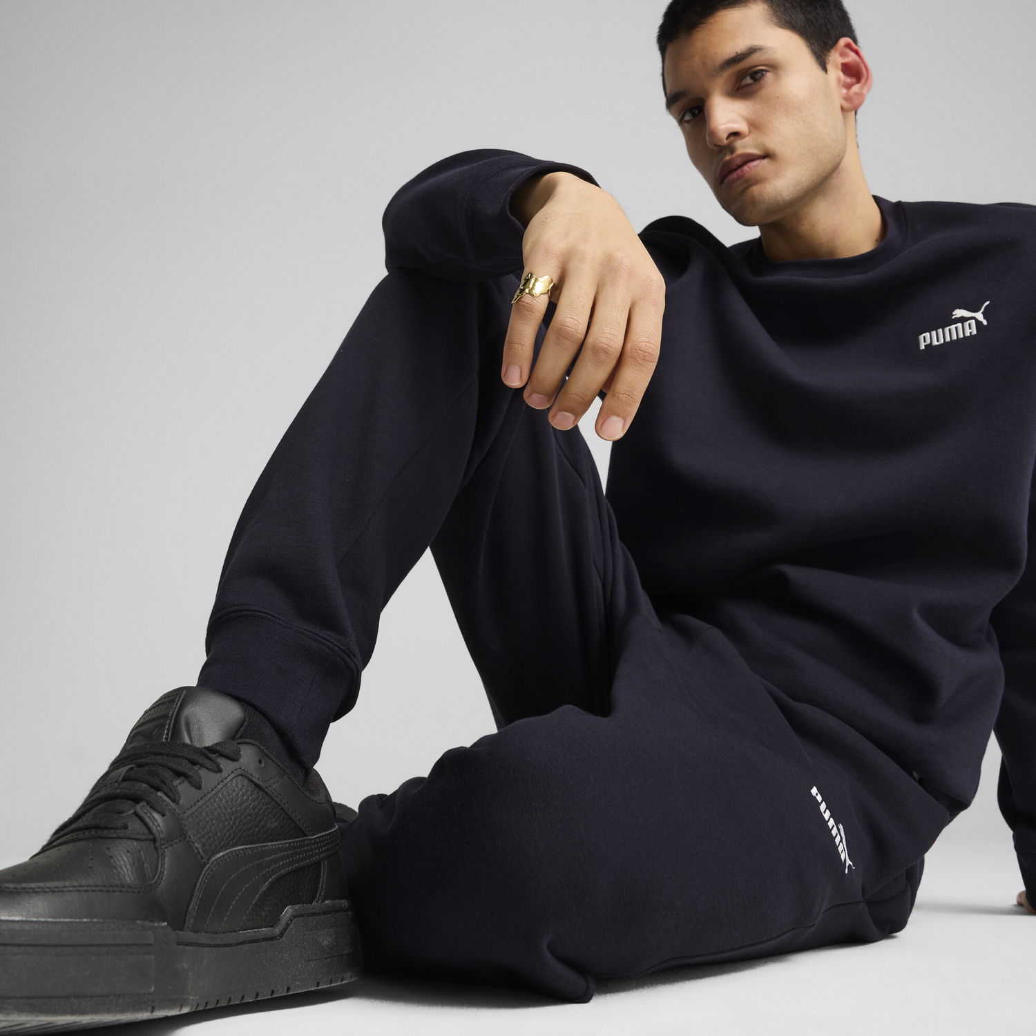 Суитчър Puma Essentials Logo No. 1 Sweatpants Тъмно синьо | 682606_16, 1