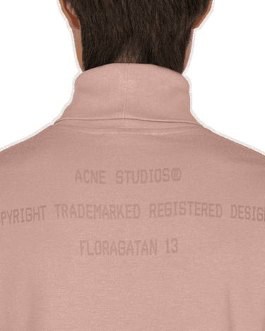 Пуловер Acne Studios Logo Turtleneck Розово | BL0270- AQ8, 7