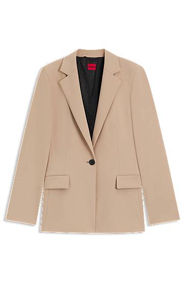 Яке BOSS Regular-Fit Stretch Blazer Бежово | 50546778, 0