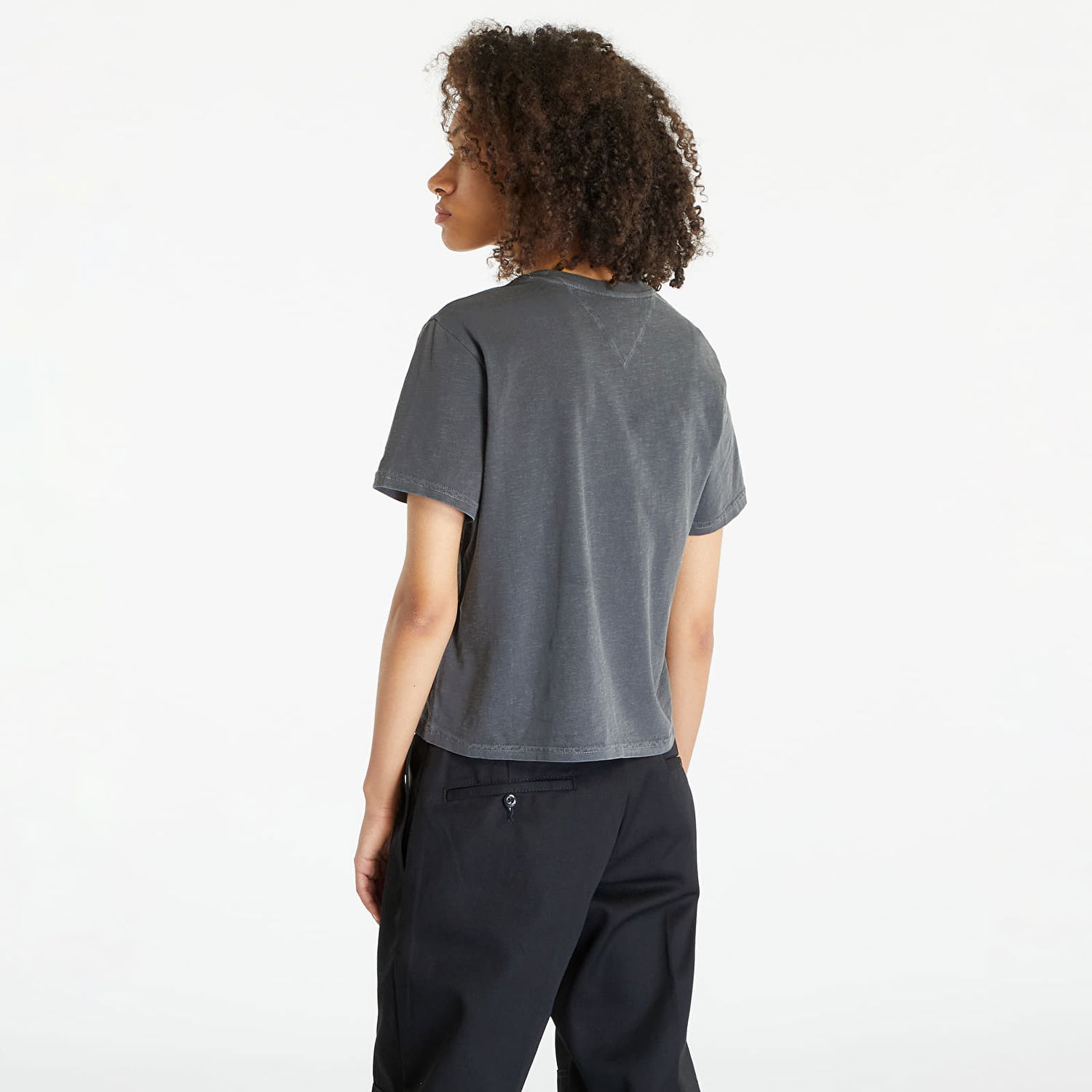 Тениска Tommy Hilfiger Classics Leo Short Sleeve Tee "New Charcoal" Сиво | DW0DW16457 PUB, 1