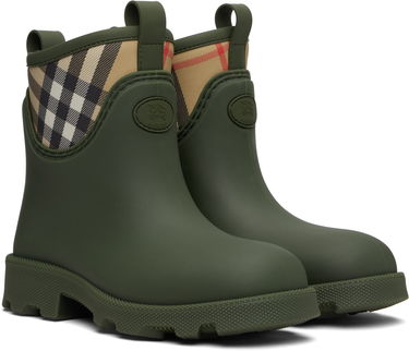 Кецове и обувки Burberry Burberry Marsh Stamp Low Rubber Boots Зелено | 8111711, 3