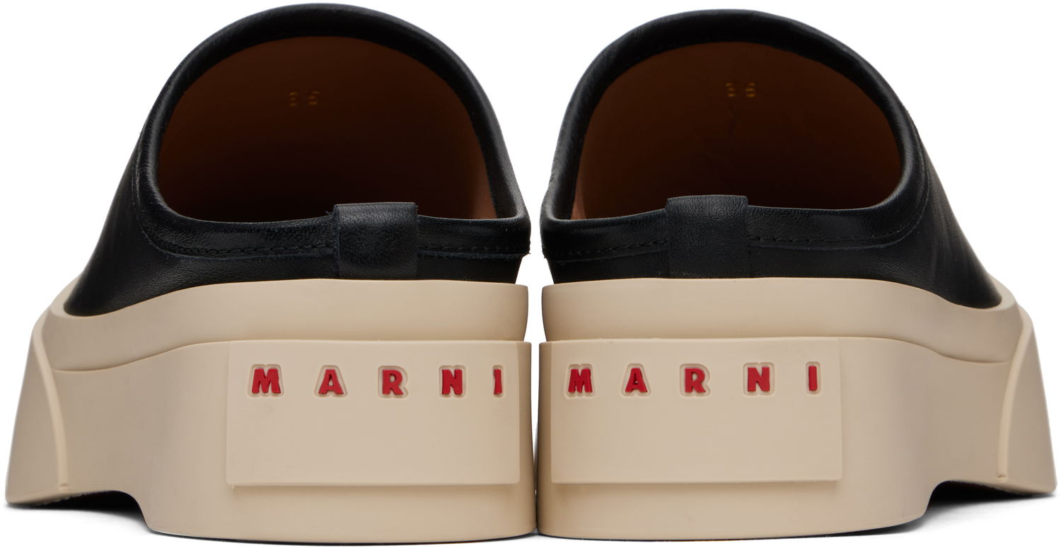 Облекло Marni Marni Pablo Sabot Slip-on Loafers Черно | SNZW018502 P7226, 1
